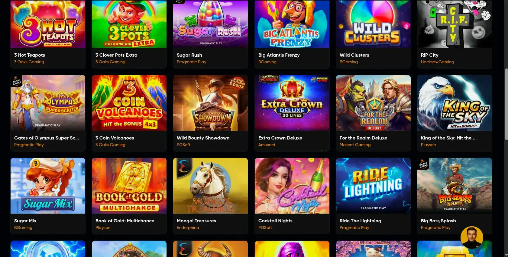 Мобильная версия Vulkan casino с бонусами